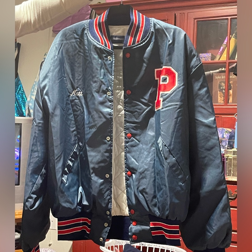 Sport baseball jacket vintage Phoenix XXL embroidered name “Matt” On front